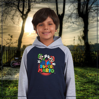NINTENDO Super Mario Bros Clothing Boys Super Mario Hoodie Mario Kart Hooded Sweatshirt for Boys