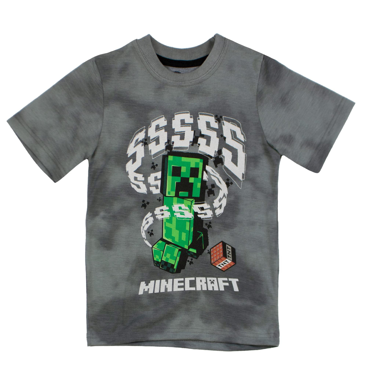 Minecraft Creeper 4 Pack T-Shirt Bundle Set, Shirts for Boys 4-Pack Set