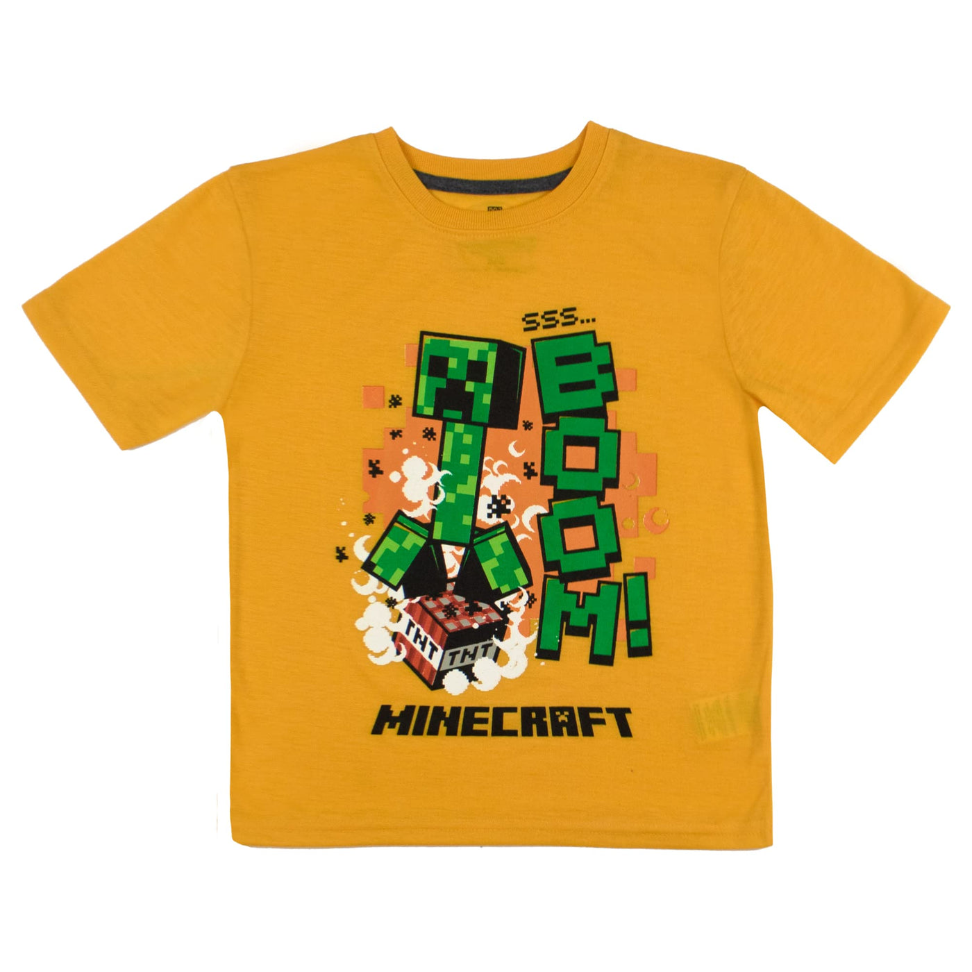 Minecraft Creeper 4 Pack T-Shirt Bundle Set, Shirts for Boys 4-Pack Set