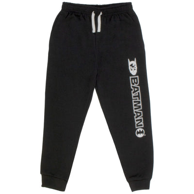 BATMAN Boys Jogger 2-Pack, DC Comics Jogger 2-Pack Bundle Set for Boys