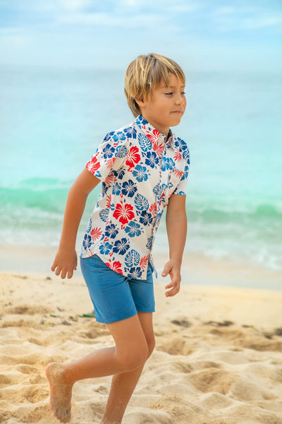 Tommy Bahama Boys Woven Button-Down Shirt, Woven Button Down Shirt for Boys