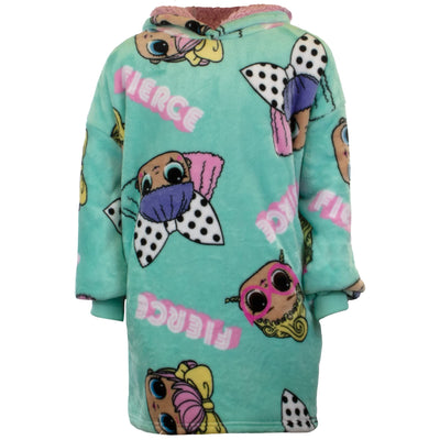 L.O.L. Surprise! THE WAYY BIG HOODIE Plush Lined Oversized Hoodie, Wearable Cozy Hoodie Blanket for Girls