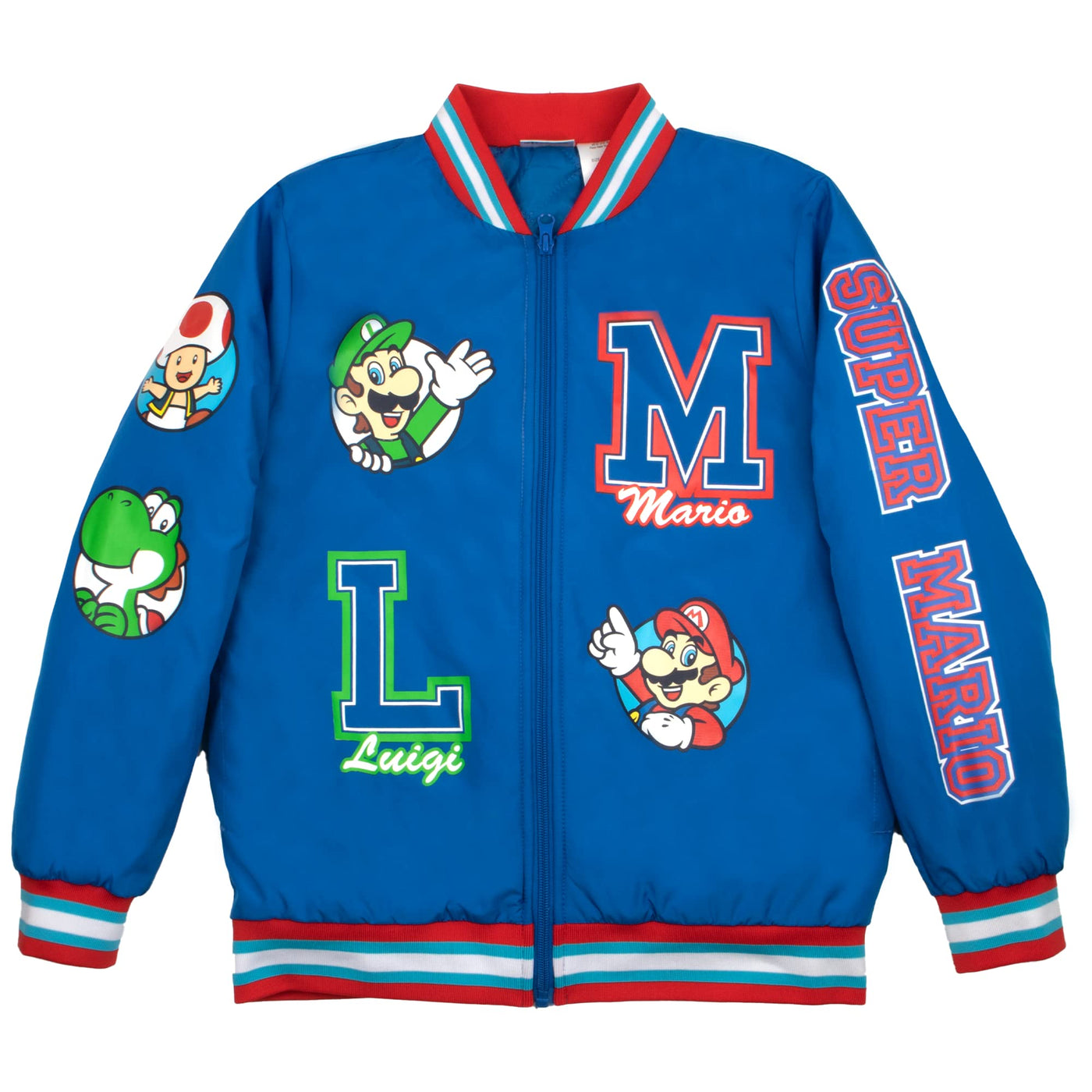 NINTENDO Super Mario Bomber Jacket, Mario and Luigi Bomber Jacket