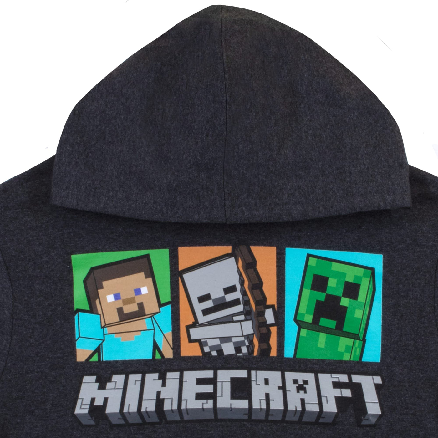 Minecraft Hoodie and T-Shirt Combo 2-Pack for Boys, Boys Hooded Sweatshirt and Tee Bundle Set