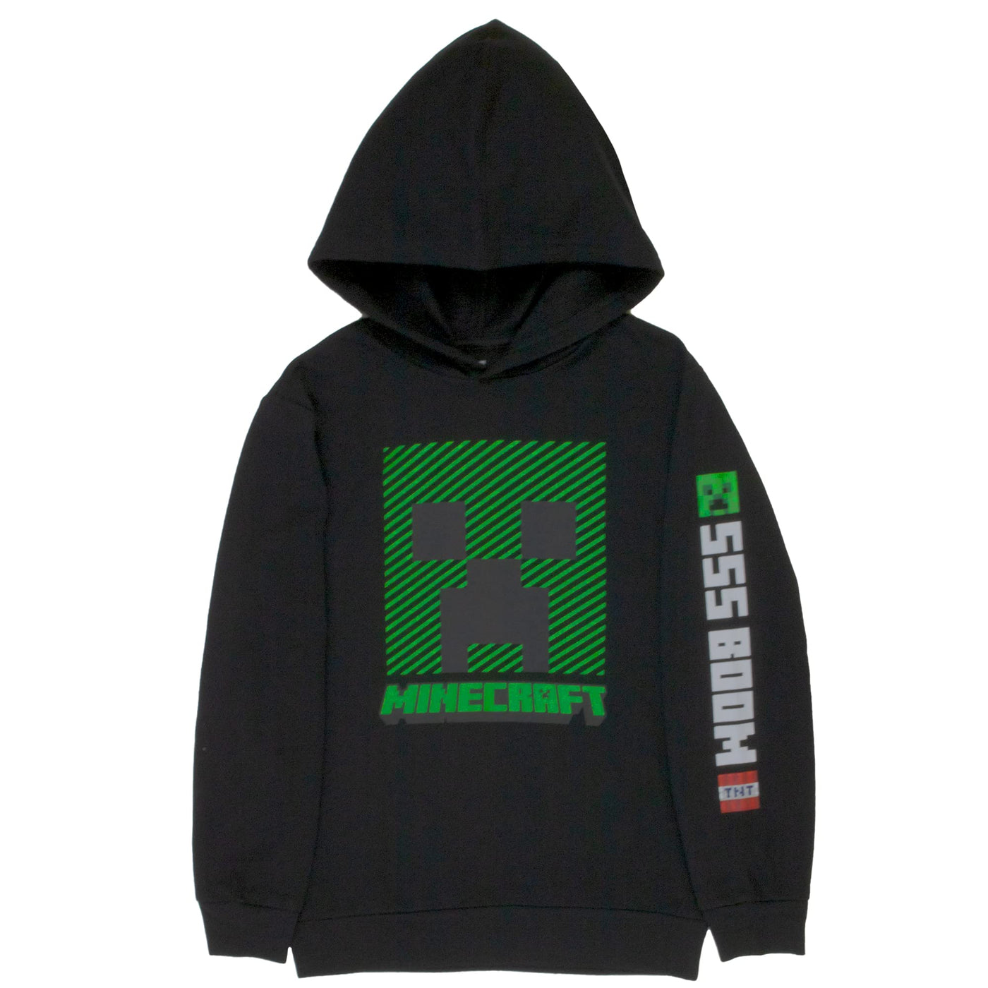 Minecraft Hoodie and T-Shirt Combo 2-Pack for Boys, Boys Hooded Sweatshirt and Tee Bundle Set