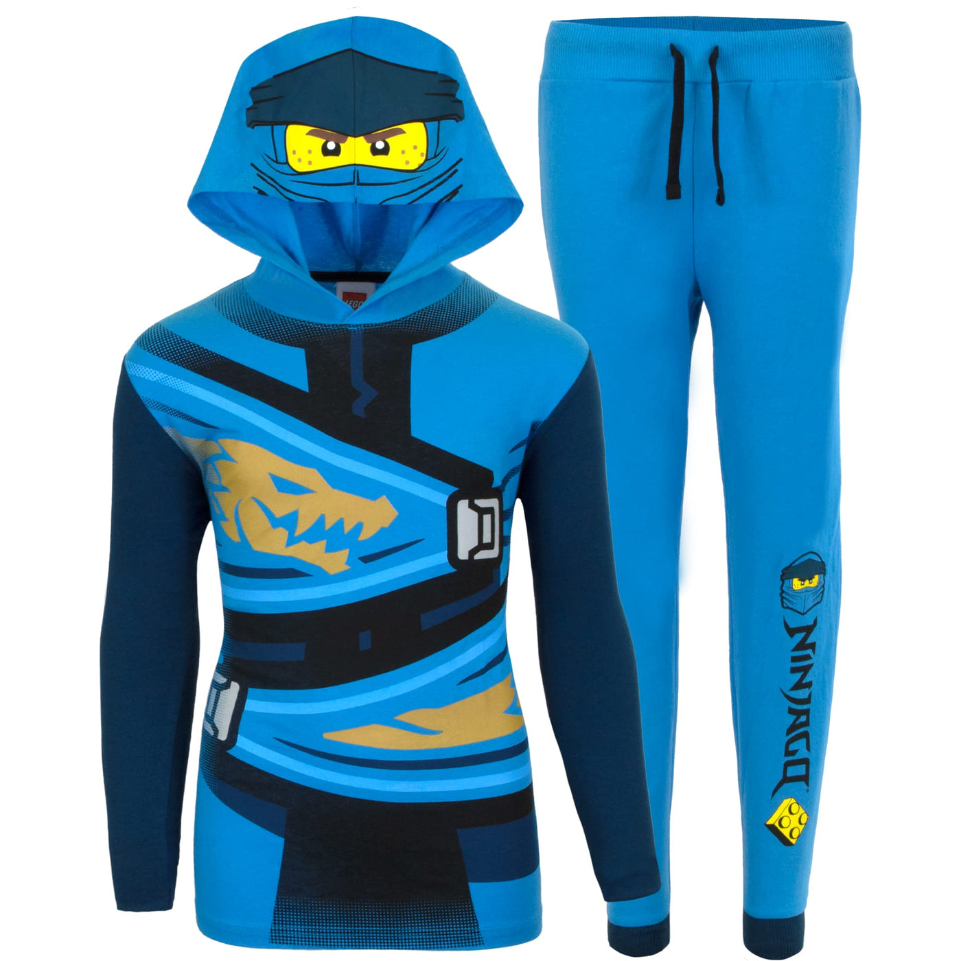 LEGO Ninjago Boys Pants Sets, Ninjago Pullover Hoodie Tee and Pants Sets for Boys