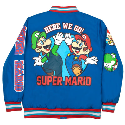 NINTENDO Super Mario Bomber Jacket, Mario and Luigi Bomber Jacket