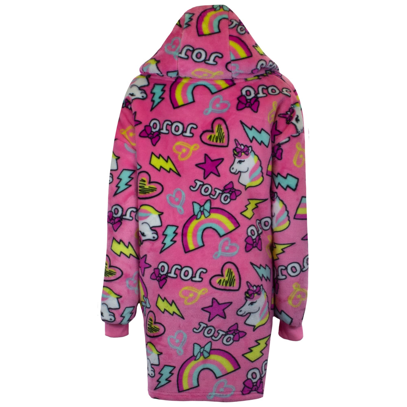 Nickelodeon THE WAYY BIG HOODIE Plush Lined Oversized Hoodie, Jojo Siwa and That Girl Lay Lay Soft Cozy Hoodies for Girls