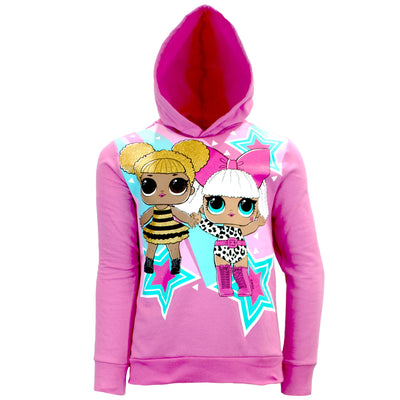 L.O.L. Surprise! Hoodie and T-Shirt Combo 2-Pack for Girls, Girls LOL Surprise Hooded Sweatshirt and Tee Bundle Set