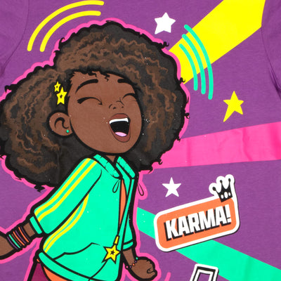 Karma's World Girls T-Shirts 2 Pack, Short Sleeve Tees 2 Pack for Girls