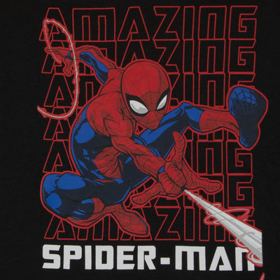 Marvel Avengers and Spider Man T-Shirts for Boys, Superhero Long Sleeve Tees for Boys