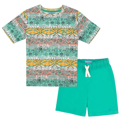 Tommy Bahama Boys 2-Piece Kids Clothing Set - Short Sleeve T-shirt & Shorts 2-Pack Bundle Set for Kids and Toddlers