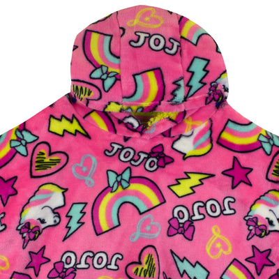 Nickelodeon THE WAYY BIG HOODIE Plush Lined Oversized Hoodie, Jojo Siwa and That Girl Lay Lay Soft Cozy Hoodies for Girls