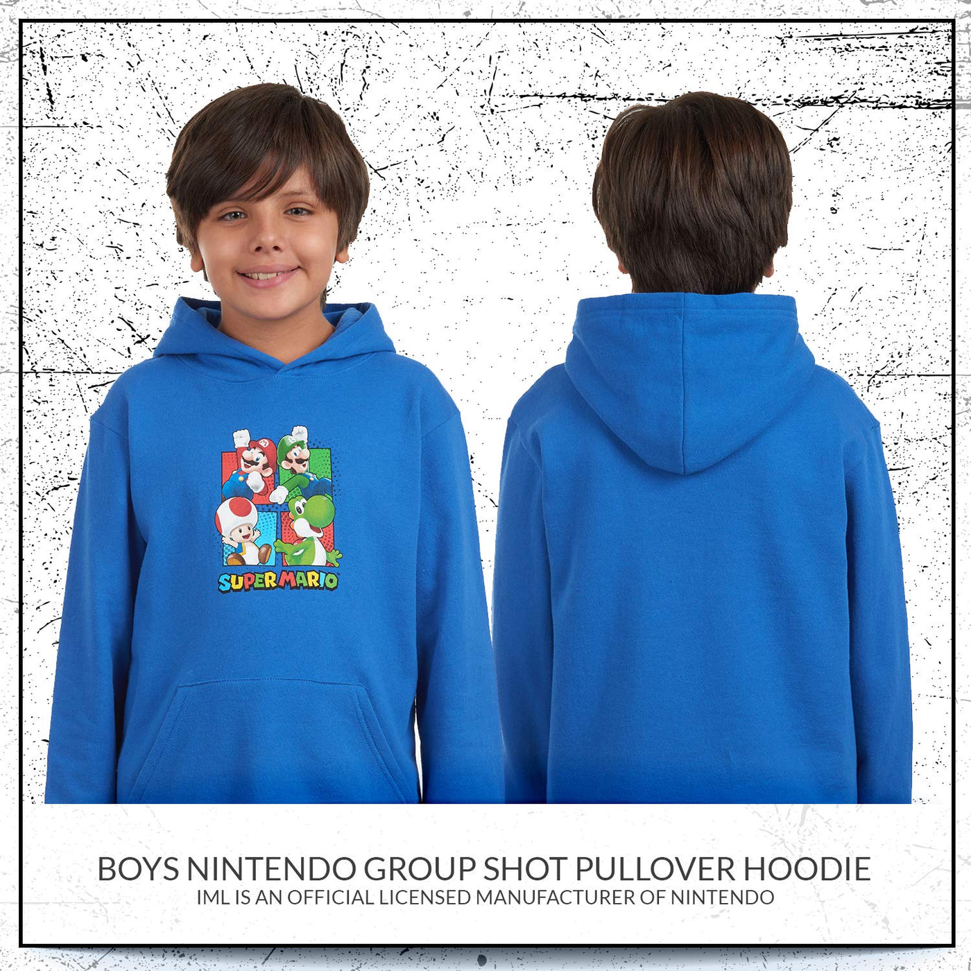 NINTENDO Super Mario Bros Clothing Boys Super Mario Hoodie Mario Kart Hooded Sweatshirt for Boys