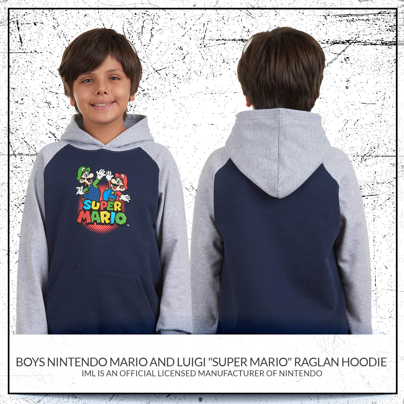 NINTENDO Super Mario Bros Clothing Boys Super Mario Hoodie Mario Kart Hooded Sweatshirt for Boys