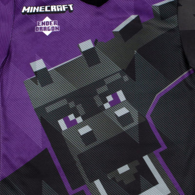 Minecraft Creeper Boys Athletic Gamer Top Graphic Tee Shirt 2 Pack