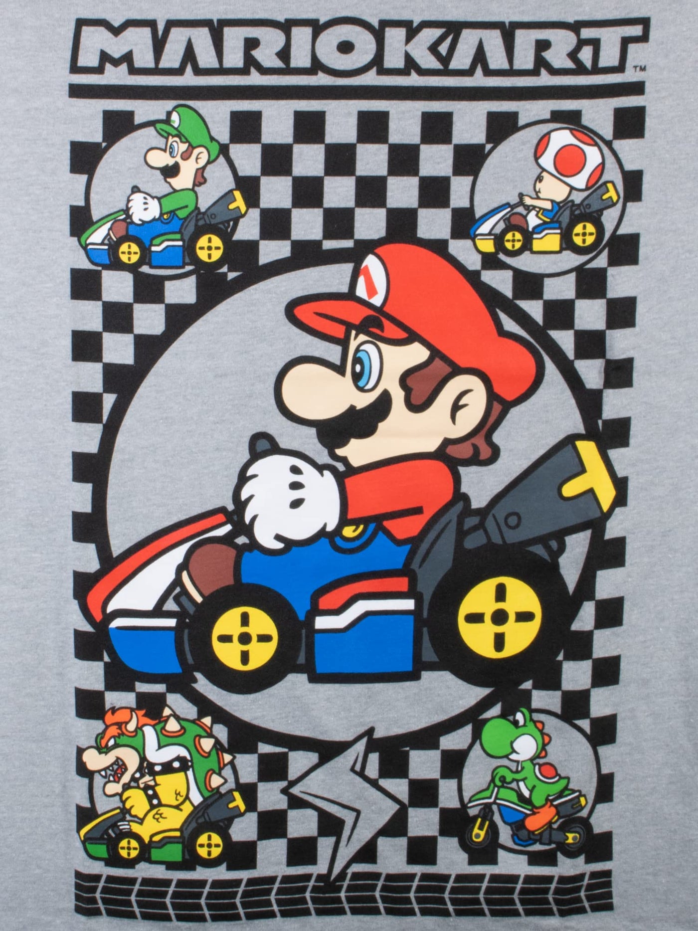 NINTENDO Super Mario Mario Kart Boys Short Sleeve T-Shirt 3-Pack Bundle Set