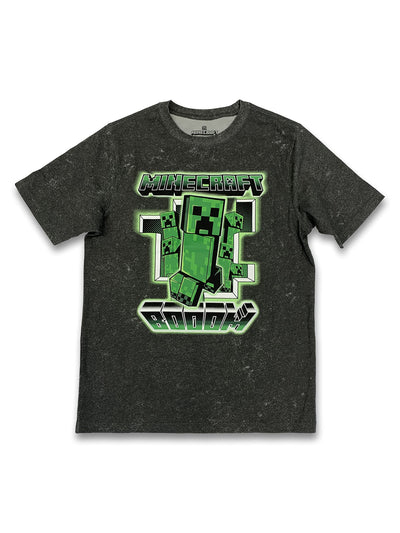 Minecraft Boys Short Sleeve Regular Fit