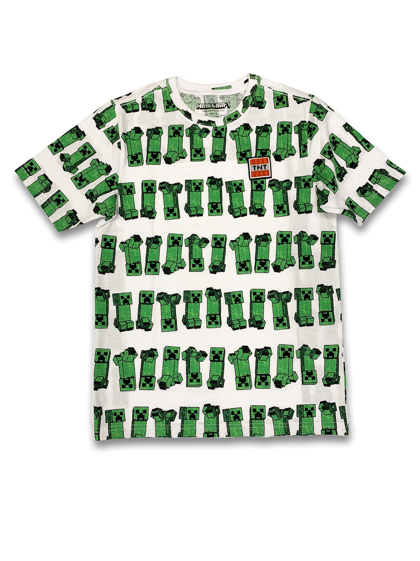 Minecraft Boys Short Sleeve Regular Fit