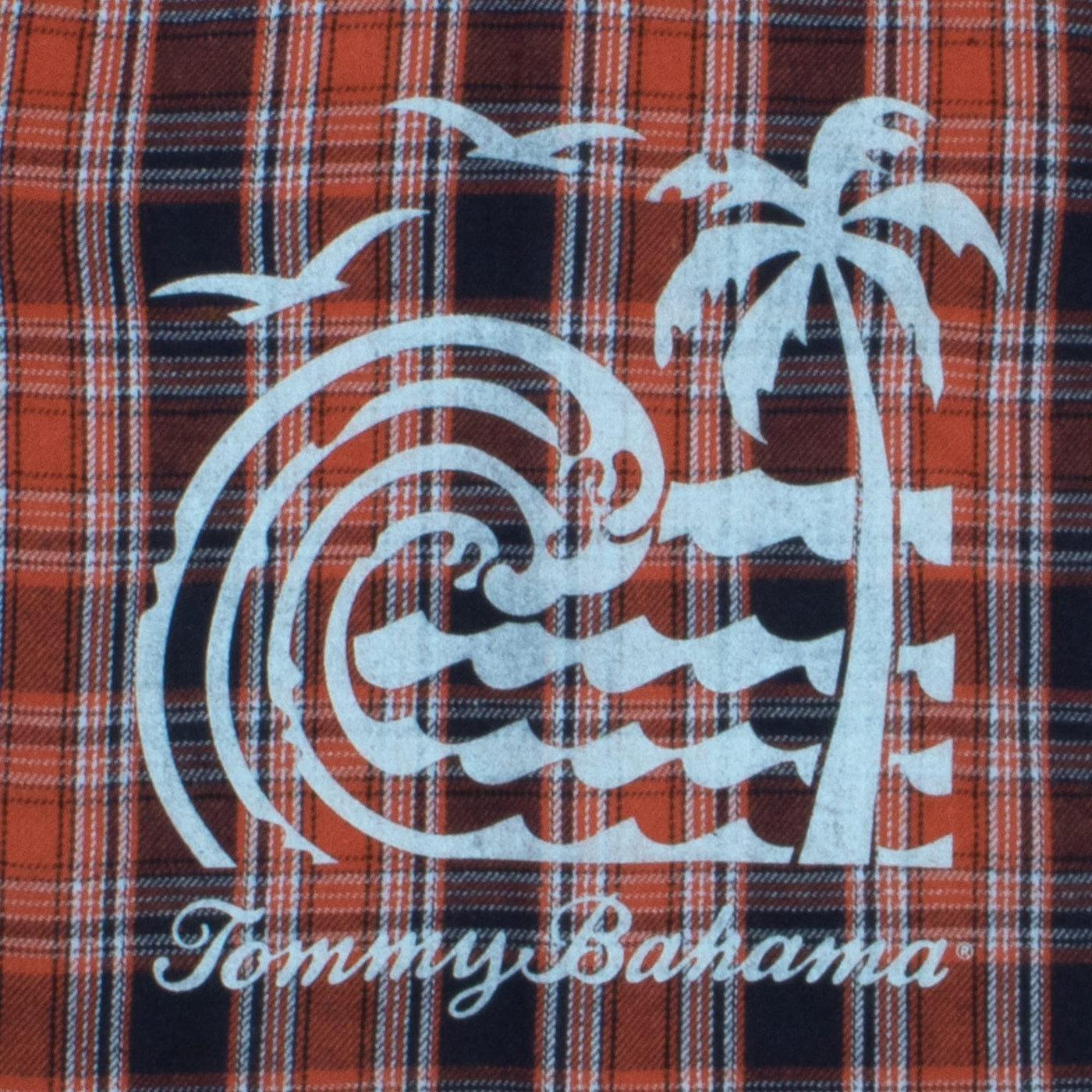 Tommy Bahama Boys Plaid Button Down Hoodie Long Sleeve Shirt