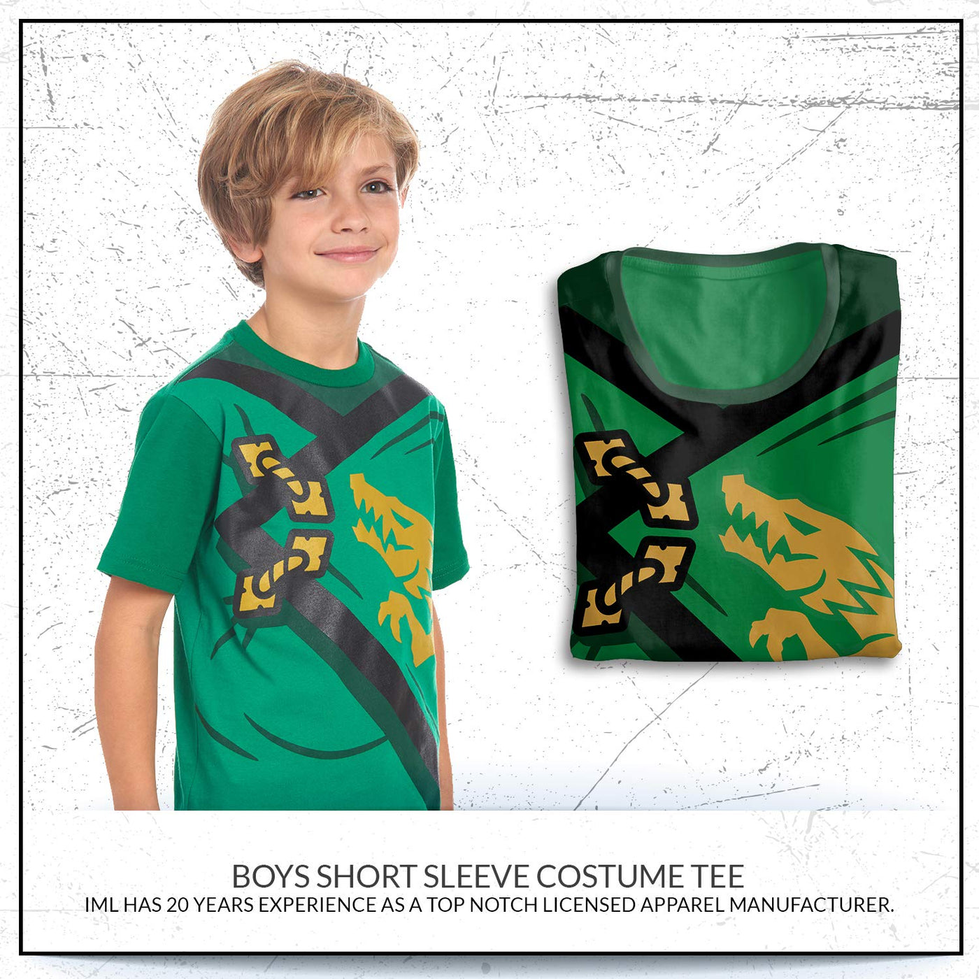 Green Ninja Master Kid's Costume