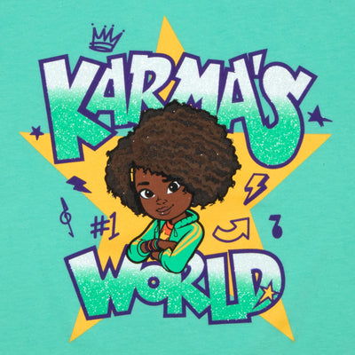 Karma's World Girls T-Shirts 2 Pack, Short Sleeve Tees 2 Pack for Girls