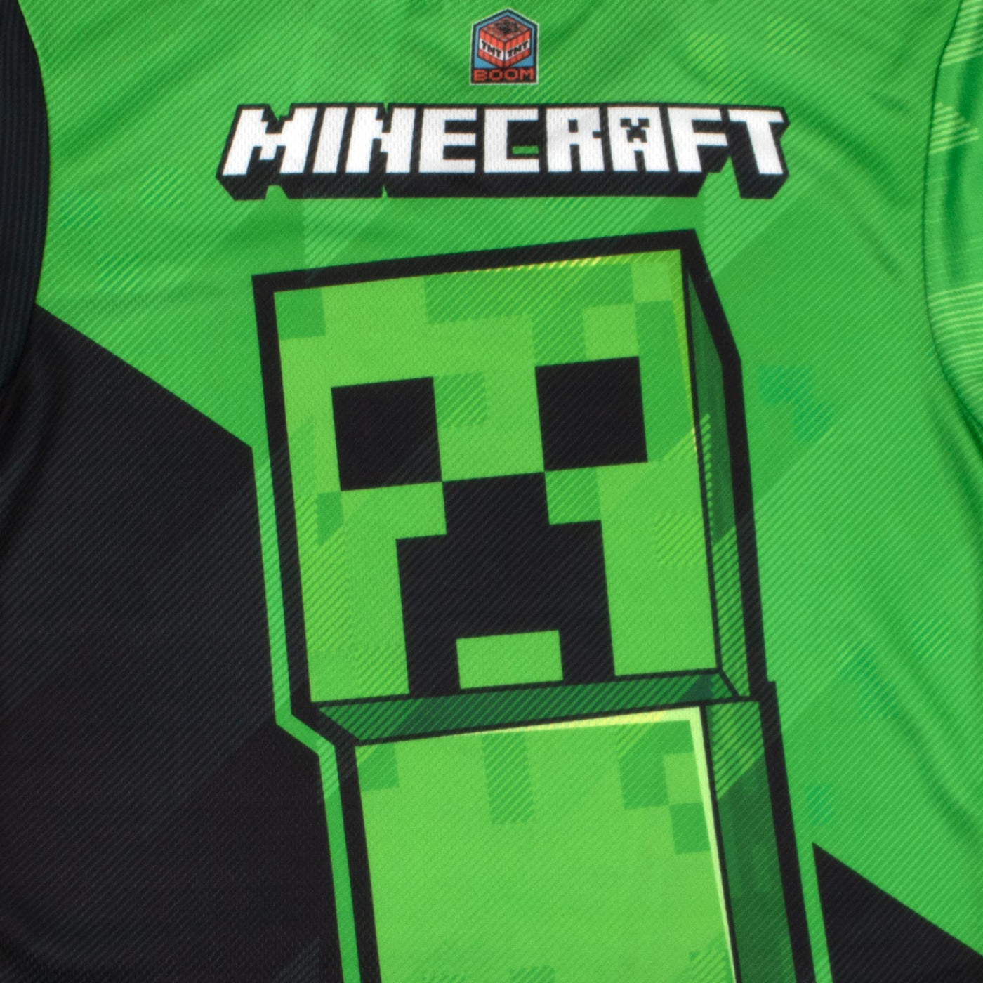 Minecraft Creeper Boys Athletic Gamer Top Graphic Tee Shirt 2 Pack