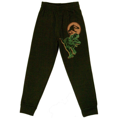 Jurassic World Dominion Boys 2 Piece Fleece Pants Sets, Hoodie and Pants Set Bundle for Boys