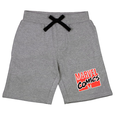 MARVEL Superheroes Boys T-Shirt and Shorts Set, Avengers and Spider-Man Tee and Shorts Set for Boys