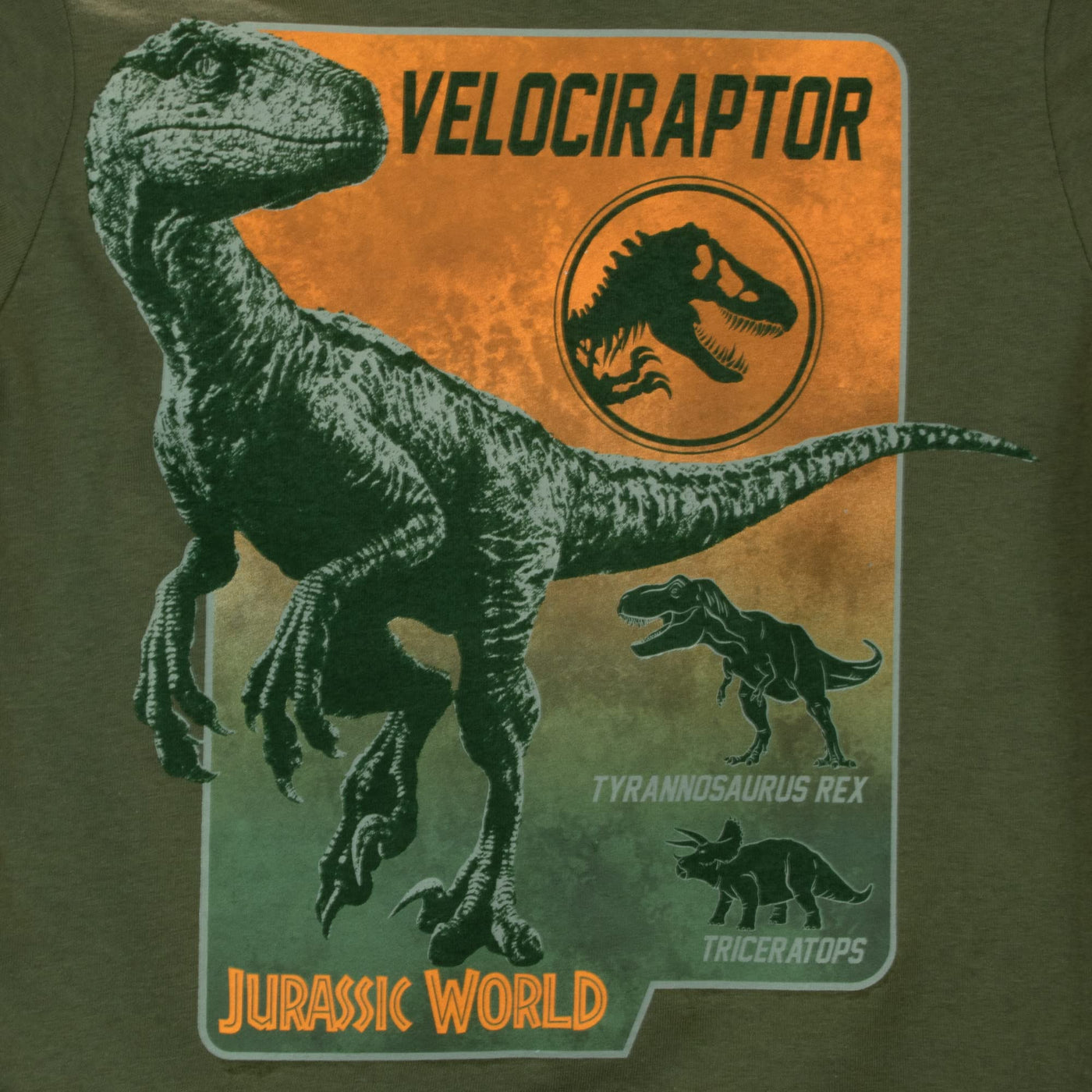 Universal Studios Jurassic World Boys 2 Pack T-Shirt Set, Dinosaur Shirts for Boys