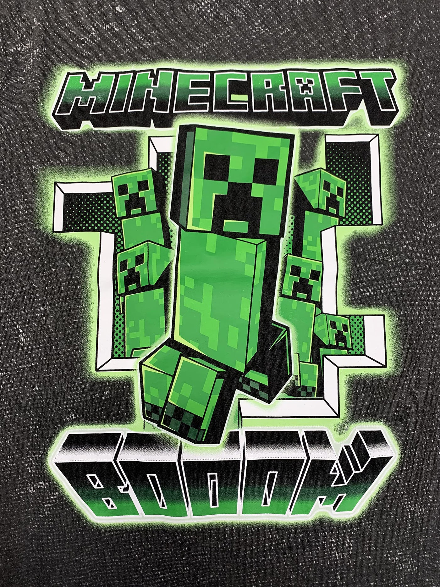 Minecraft Boys Short Sleeve Regular Fit